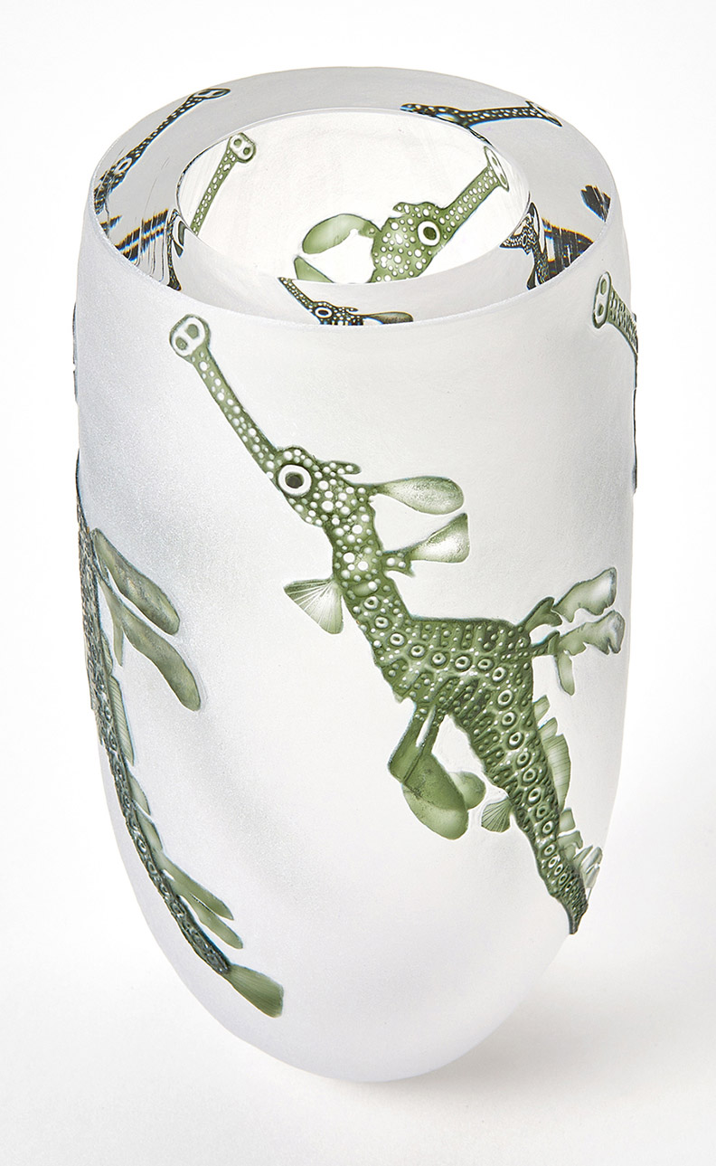 Sea Dragons Vase